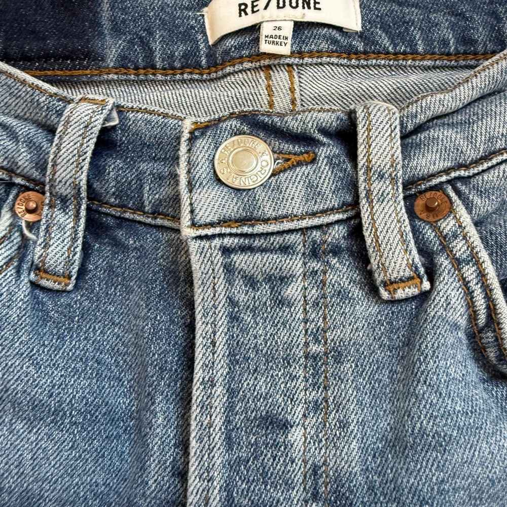 Re/Done Light Blue Denim Jeans View 3